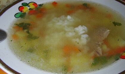 حساء الأرز